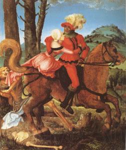 Hans Baldung Grien The Knight the Young Girl and Death (mk05)